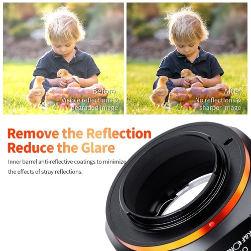 K&F Concept Lens Adapter Pro for Olympus OM Mount Lens to Micro 4/3 Camera GH1 - Picture 8 of 12