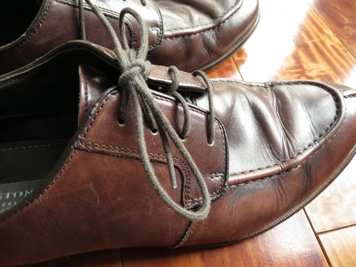 ASTON GREY COLLECTION LIGHT MAROON BROWN OXFORDS - SIZE 9 | eBay display picture 2
