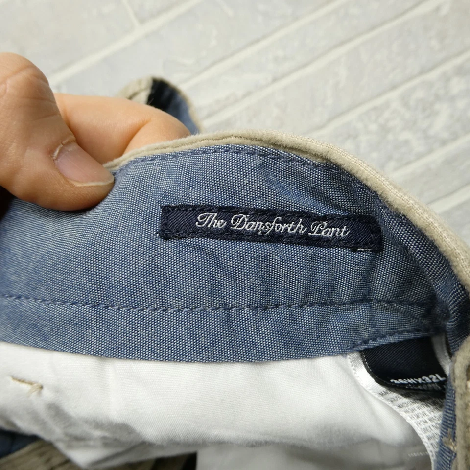 Pantalones Nautica Para Hombre 36x32 The Dansforth Pana Beige Pierna Recta Preppy Foto 3 de 4