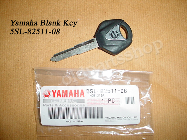 Yamaha Genuine Blank Key w/ Micro Chip for Bike with