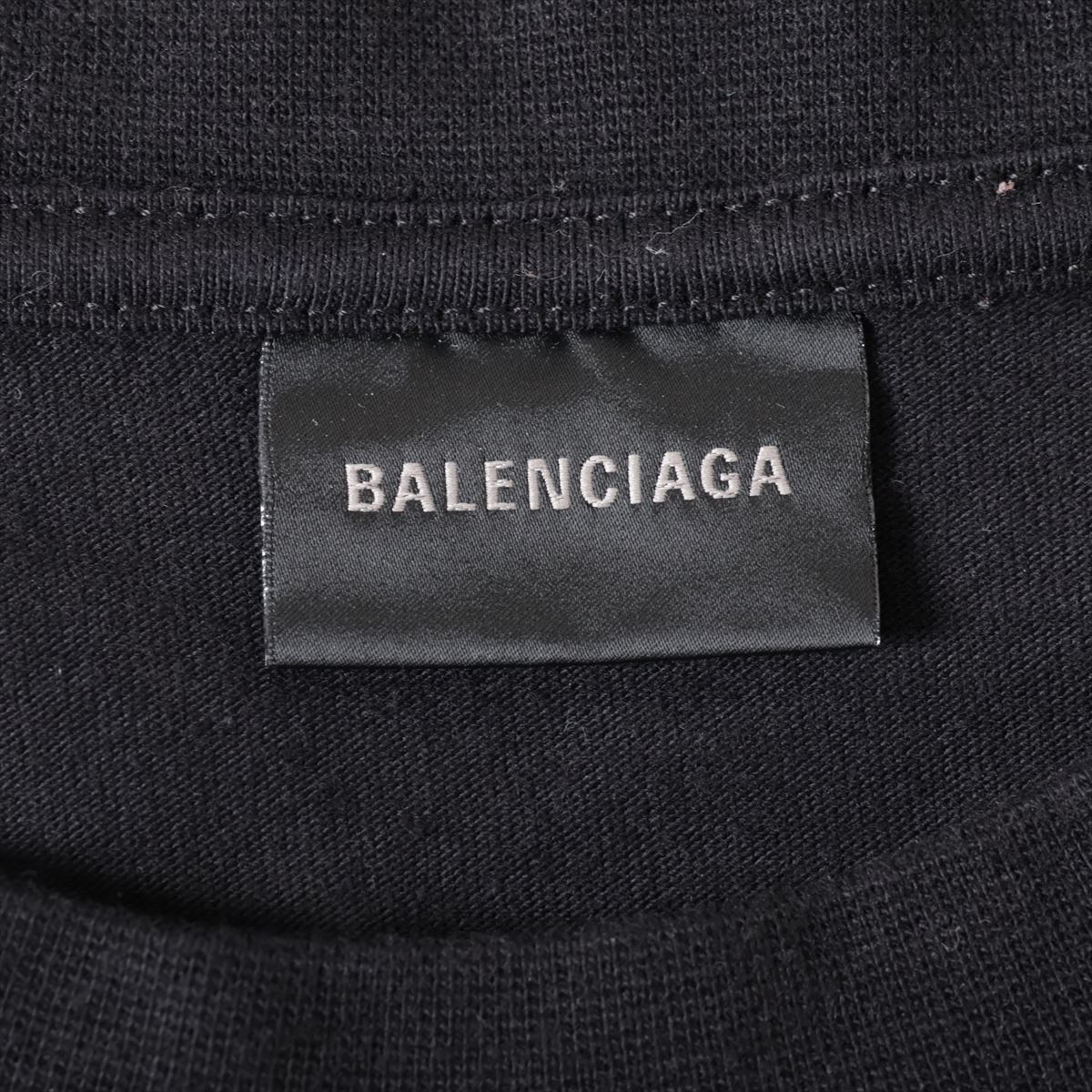 Balenciaga 22 years Cotton T-shirt M Men's Black 612966 Logo Balenciaga 22 years Cotton T-shirt M Men's Black 612966 Logo