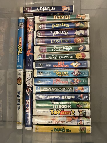 Walt Disney Klassiker Sammlung VHS Bänder 20 Stück