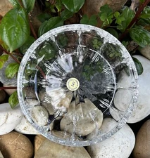 Beautiful Bleikristall Genuine Lead Glass Crystal Ashtray Made in Germany 5.5”