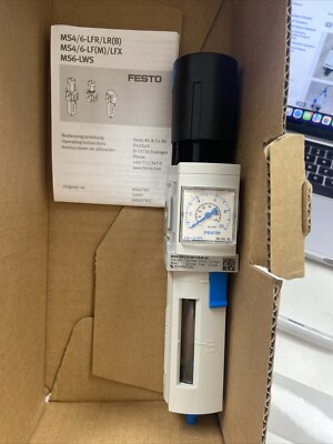 FESTO MS4-LFR-1/4-D6-CRM-AS 529144 Pressure Reducing Valve