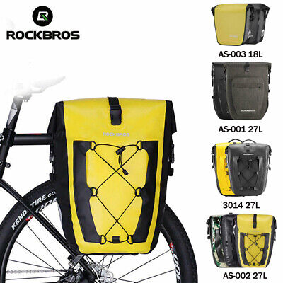 Rhinowalk 20L Waterproof Duffel Bag Multifunctional Cycling Bicycle Rear Seat Trunk Bike Rack Pannier Outdoor Camping Boating Kayaking Traveling Beac