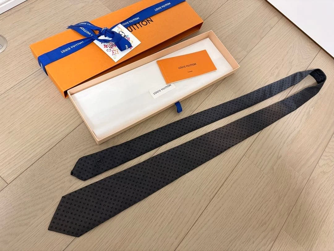 Louis Vuitton Black Ties for Men for sale | eBay
