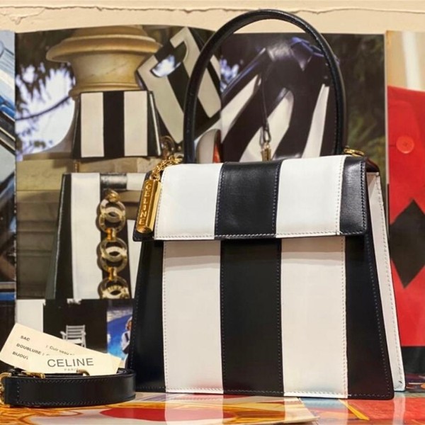 Celine Old 2Way Shoulder Bag Handbag Limited Edition Popular Luxury Designer Sig
