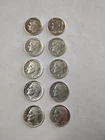 Lot of 10 90% Silver 🔥Roosevelt Dimes🔥 1946- 1964 P D $1 Face #6