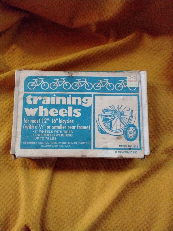 Training Wheels For Most 12" - 16" Bicycles With A 3/4" Or Smaller Rear Frame