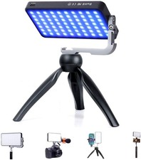 Ivisii G2 Pocket Rgb Camera Light,32wh Built-in 4300Mah Rechargeable