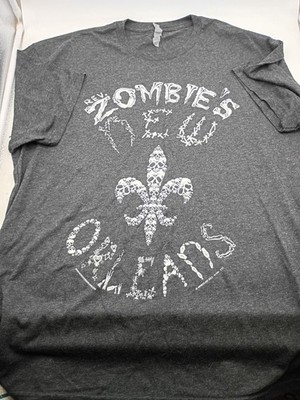 2013 Rev. Zombie's New Orleans Voodoo Shop XXL Gray T-Shirt Skulls