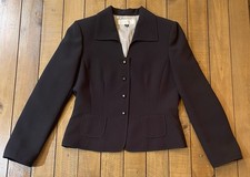 Tahari Arthur S. Levine Blazer Jacket Women's Size 10 Black EUC