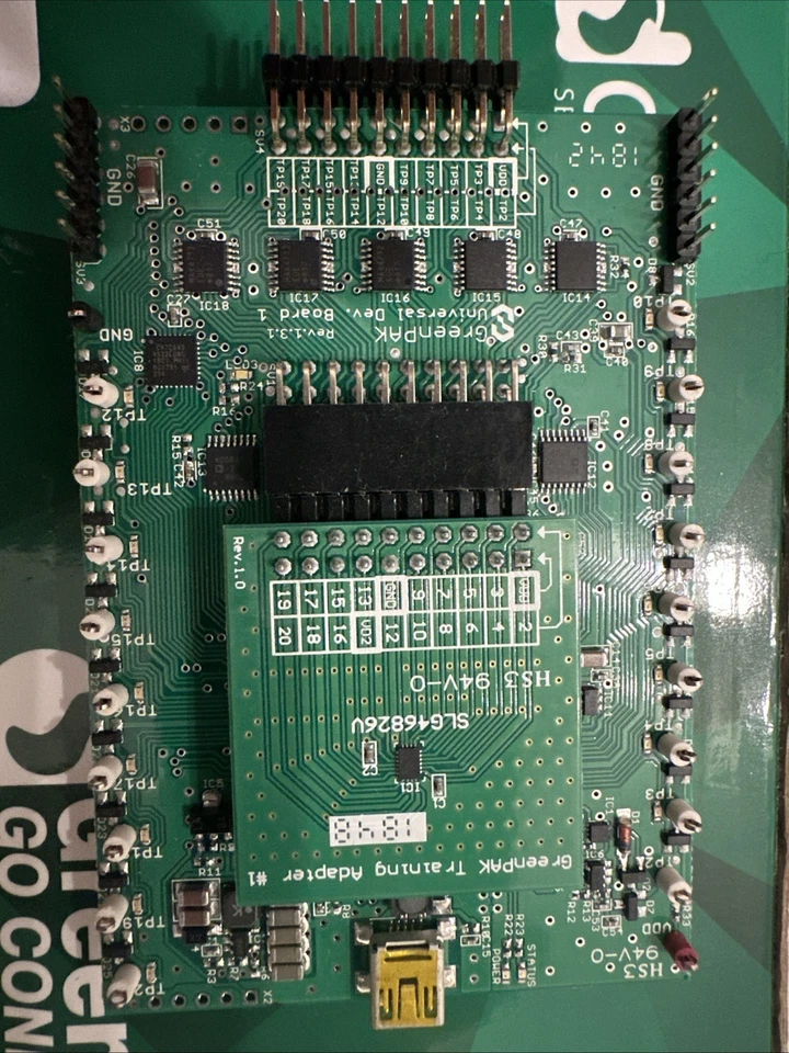 GreenPAK Programmable Mixed-Signal Matrix SLG46xxxx GreenPAK CMIC Eval Board - Image 2 of 4