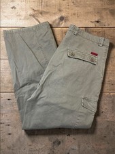 Vintage A.D.A.U.S. Baggy Olive Green Cargo Utility Pants 40x32