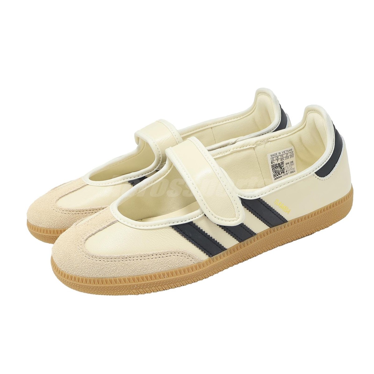 adidas Originals アディダス レディース スニーカー SAMBA JANE W JR7338 シューズ サンバジェーン ウィメンズ ホワイト ガム ブラック adidas Originals Samba Jane W Cream Black Gum Women Casual Shoes