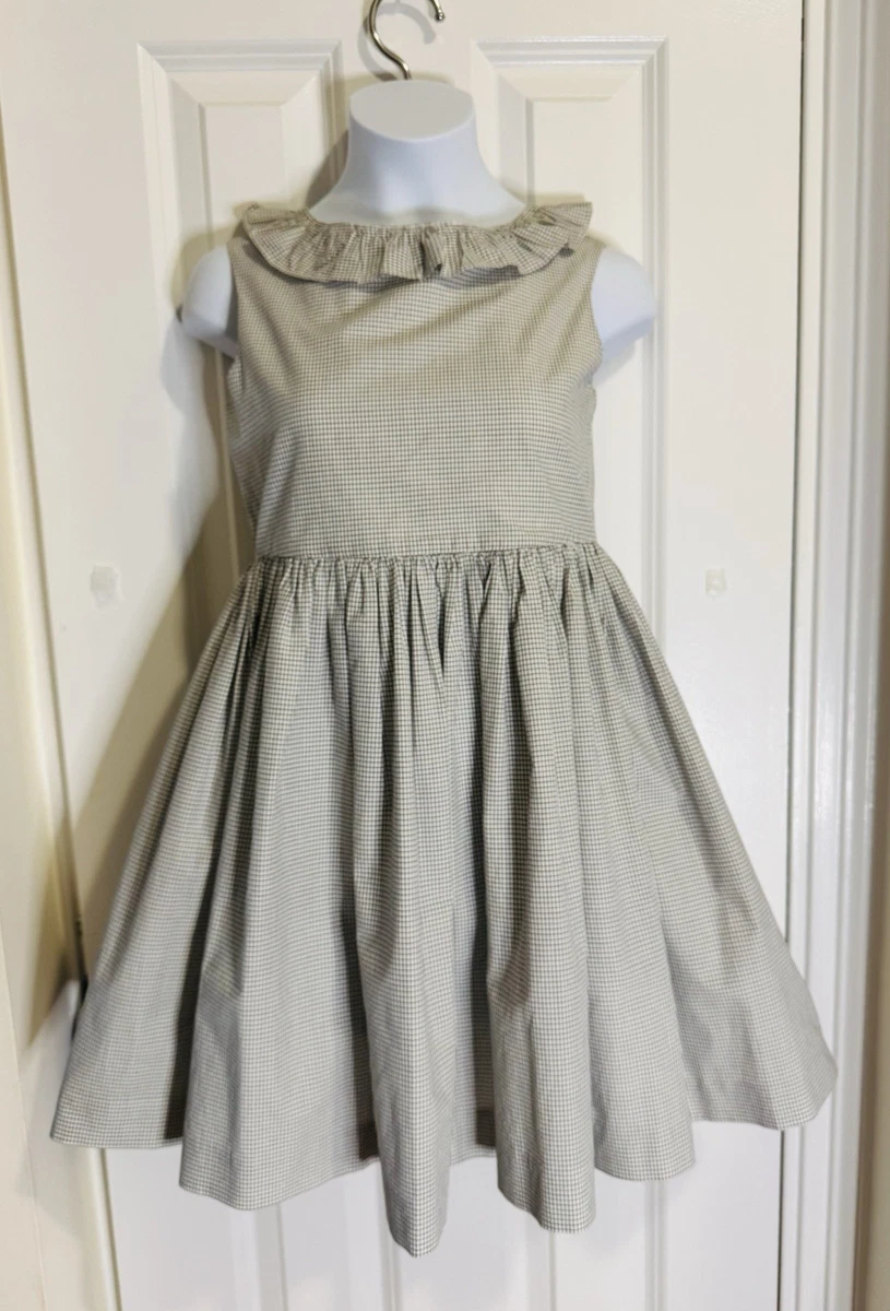 open lace back dress Cotton and silk christening gown • Bonpoint main image 1