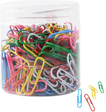 Colorful 1.1In Paper Clips Heavy Duty, Ideal for Office, School Home Use P