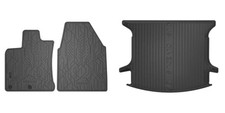 Frogum Fußmattensatz Autoteppich + Kofferraumwanne für Nissan Qashqai +2 I J10