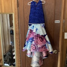 Speechless Kids Girls Size 16 Floral High-Low Formal Dress