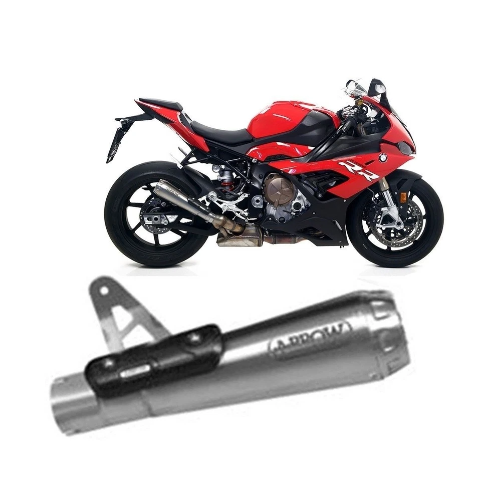 Pot Echappement Arrow Appr Nichrom Pro Race Fond Acer BMW S 1000 RR 2019 2024 - Photo 1/4