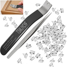 Glazing Points,Glazier Point Driver with Disassembly Function and 100 Pcs Glazie