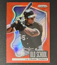 Frank Thomas 2022 Panini Prizm Old School Red #OS-3 - Chicago White Sox