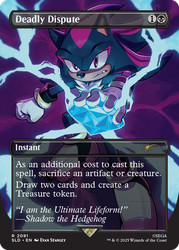Deadly Dispute (Rainbow Foil) #2091 - Secret Lair x Sonic: Chasing Adventure