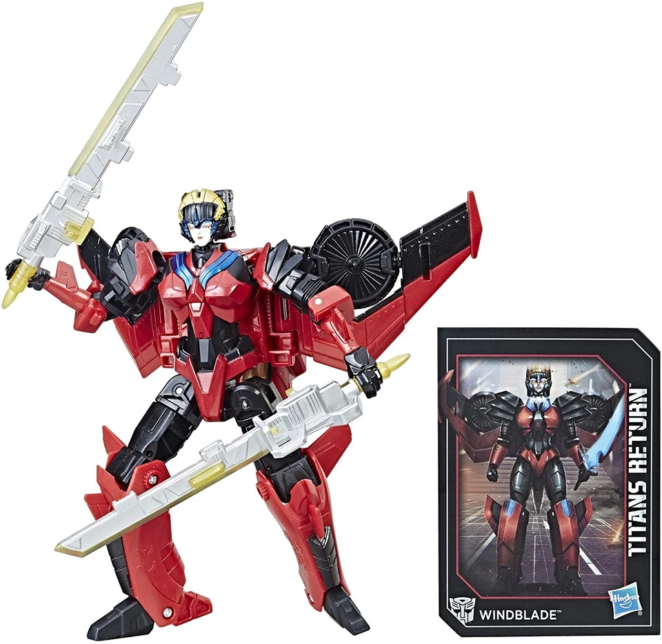 Deluxe Windblade and Scorchfire | Transformers Generations Titans Return - Image 4 of 4