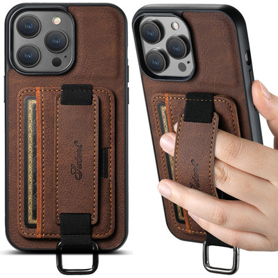 For iPhone 17 Air 16 Pro Max 15 14 12 11 13 XR XS Phone Case Leather Card Holder