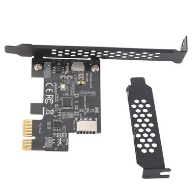 PCI-E 1X zu USB 3.2 GEN1 5 Gbps Type-E A-Key-Erweiterungskarte, Frontpanel-9243