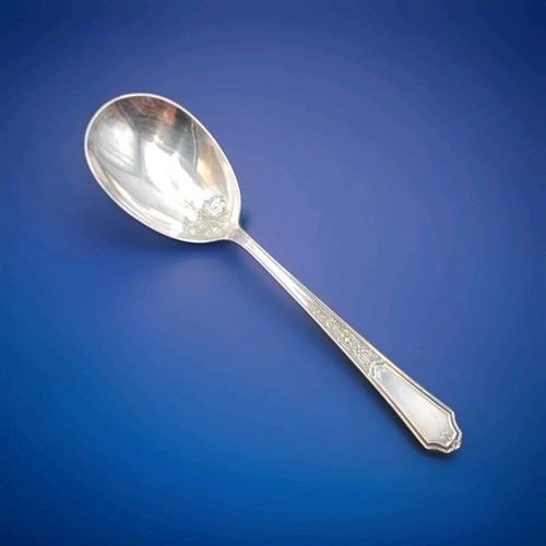 1847 Rogers Bros Ancestral Flatware Silverware Silver plated Casserole Spoon - Picture 2 of 8