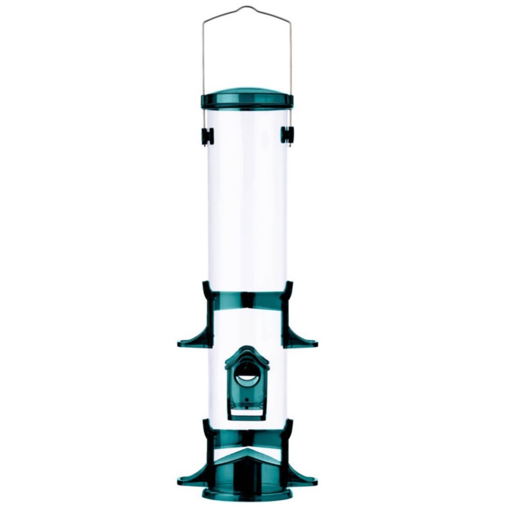 Jumbo Songbird Tube Feeder, 2.5 lb acity, Green