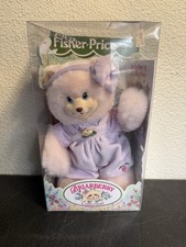 Vintage Fisher-Price Briarberry Collection SARAHBERRY Stuffed Pink Bear 1998