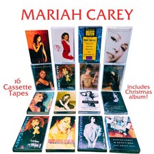 Mariah Carey Cassette Tape, Cassette Tape Lot, Mariah Carey Christmas, 16-Pack