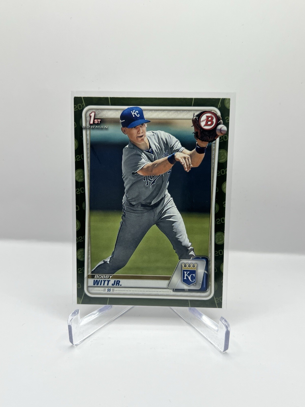 2020 Bowman Paper Prospects-Camo Bobby Witt Jr. #BP-25 Royals