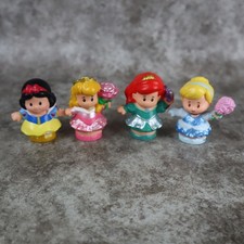 Fisher Price Little People Disney Princess Figures Snow White Aurora Ariel