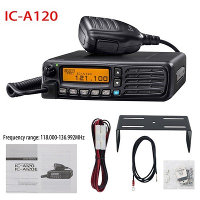 IC-A120 36W 200CH VHF Air Band Transceiver AM Luftfahrt Mobilfunk