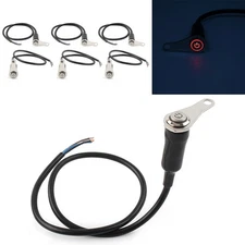 LED Motorcycle Switch ON/OFF Handlebar Mount Push Button Headlight Fog Light