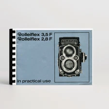 Rollei, Rolleiflex 3.5f 2.8f camera original instructions manual