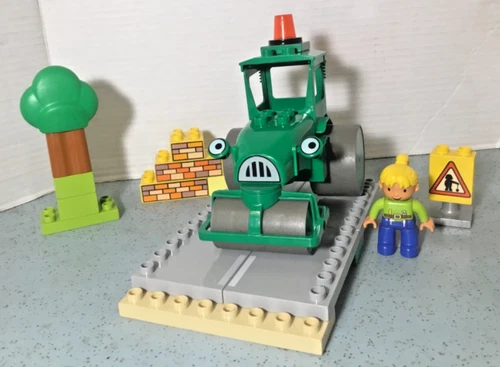 2005 LEGO DUPLO BOB THE BUILDER SET# 3295-ROLEY'S ROAD SET w/WENDY FIG  NO BOX