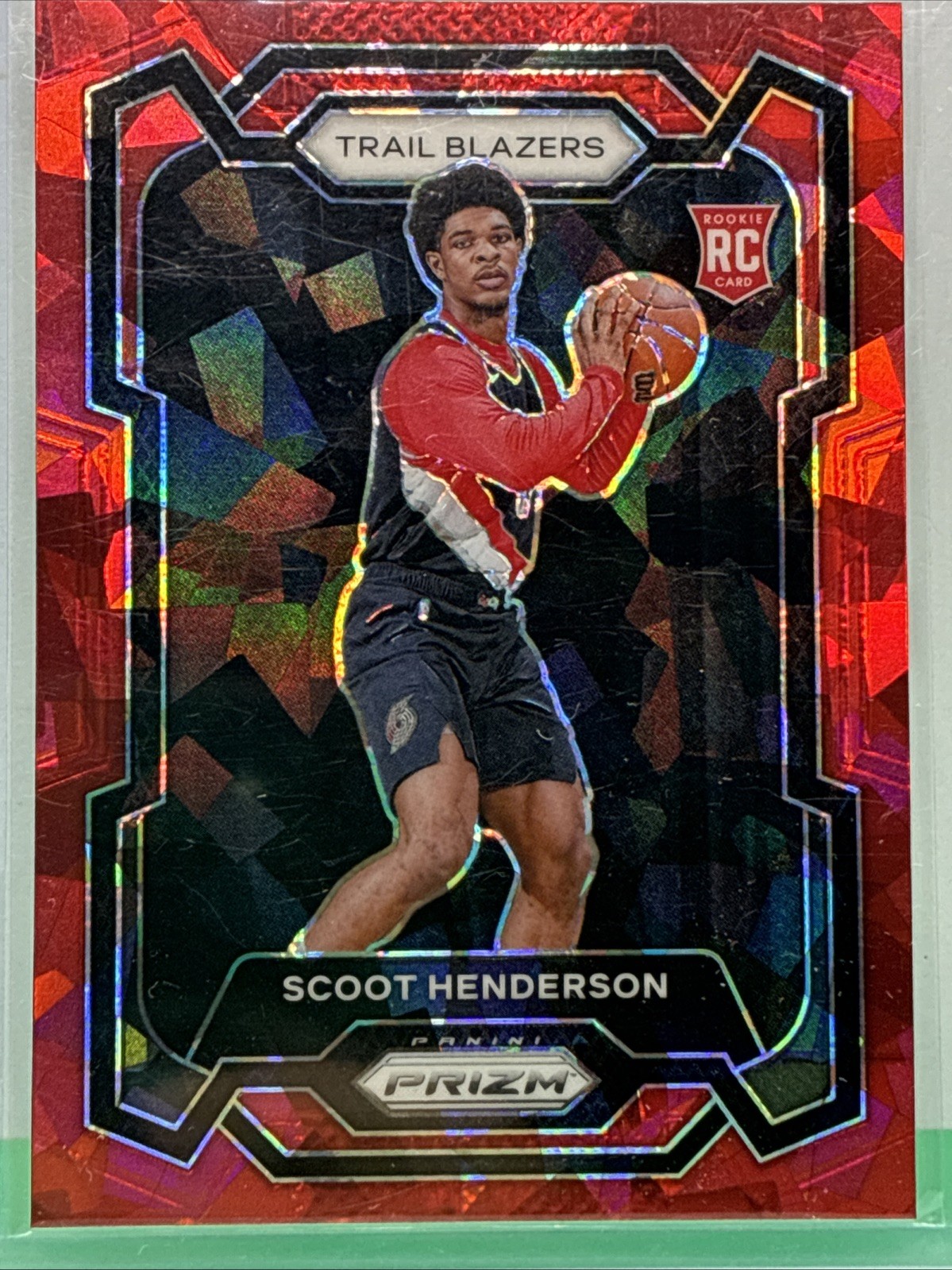 2023-24 Panini Prizm - Scoot Henderson #141 Red Ice Prizm (RC)