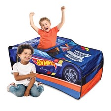 ™ Pop Up Play Tent, Playhouse for Boys, Race Car Tent with Connections for Tr...