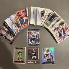 Lot of New England Patriots Football Cards Including Tom Brady Cards