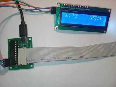 Apple 2 PS2 keyboard tester