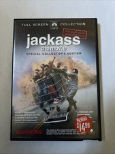 Jackass: The Movie (DVD, 2003, Full Frame) - Blockbuster Case