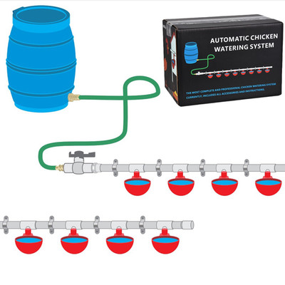 Letsfix Automatic Chicken Watering System 1/2 Pvc Pipe Hose Connector Kit