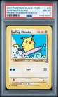 2001 POKEMON PROMO BLACK STAR POKEMON LEAGUE #28 SURFING PIKACHU PSA 8