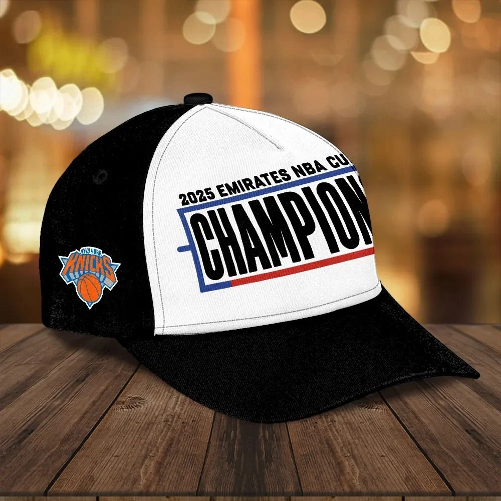 Knicks 2025 Cup Champions Classic Baseball Cap