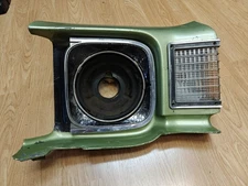 1972 Chevelle LH Fender Extension Headlight Housing w/ Bezel Bucket Trim 72 OEM