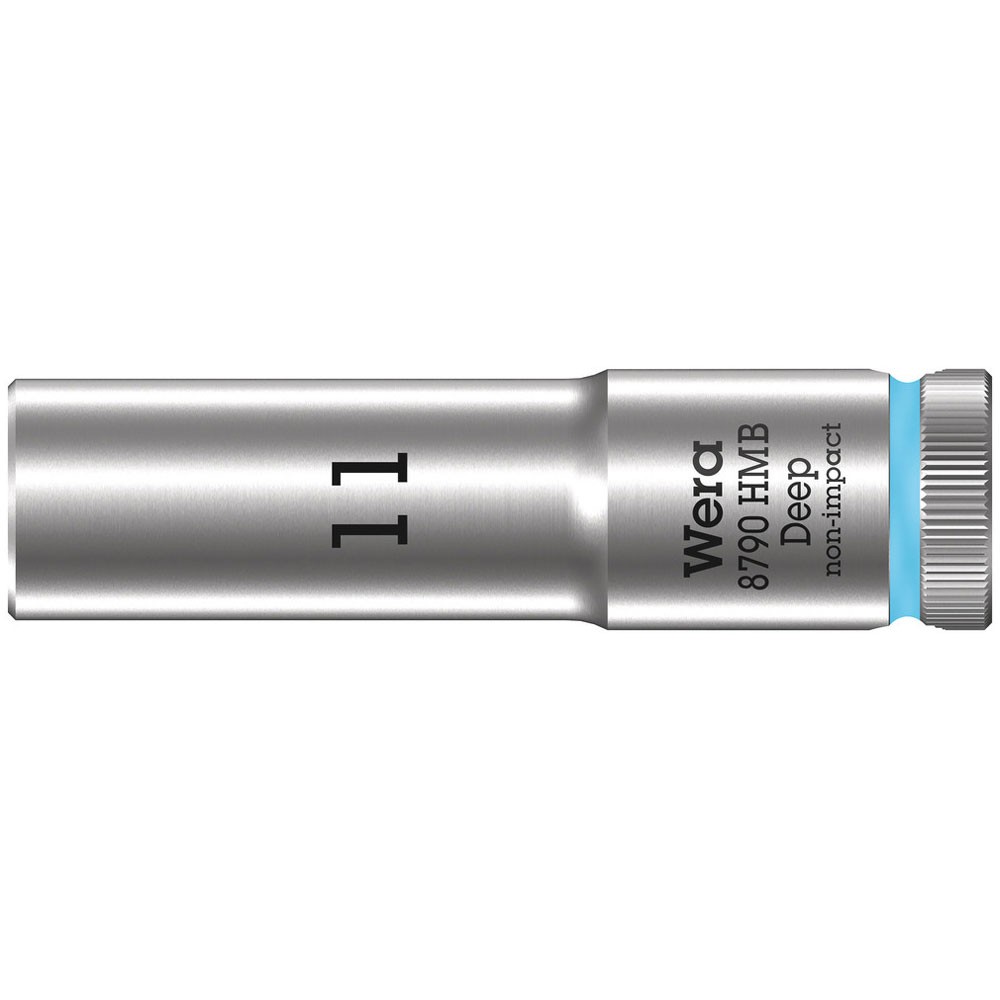 Wera 8790 HMB Deep 3/8"" Socket 11 x 64 mm